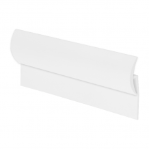 2.0m Strip - KCS01.01 Genesis Plastic Edging Capping Strip White KCS01